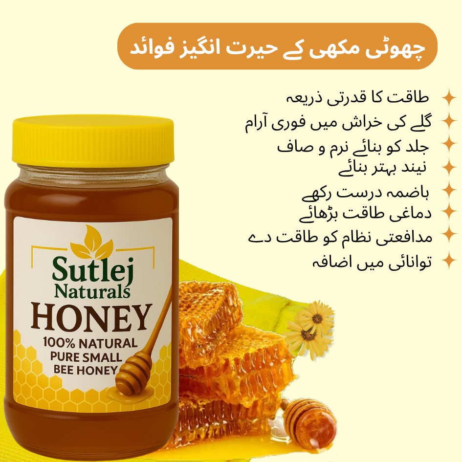 Sutlej Naturals – 100% Pure Small Bee Honey