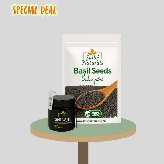 1kg Tukhm-e-Malanga + 10g Pure Organic Shilajit
