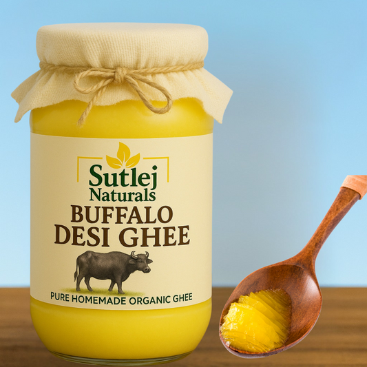 Pure Buffalo Desi Ghee – 100% Organic & Homemade